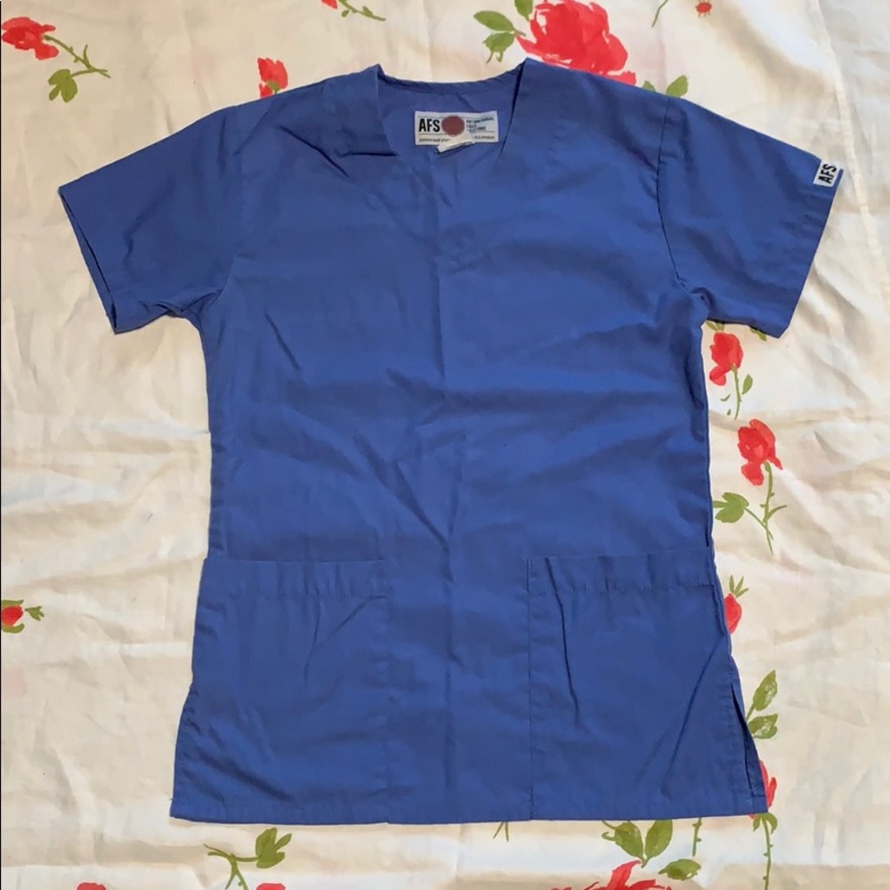 Blue Scrub Top